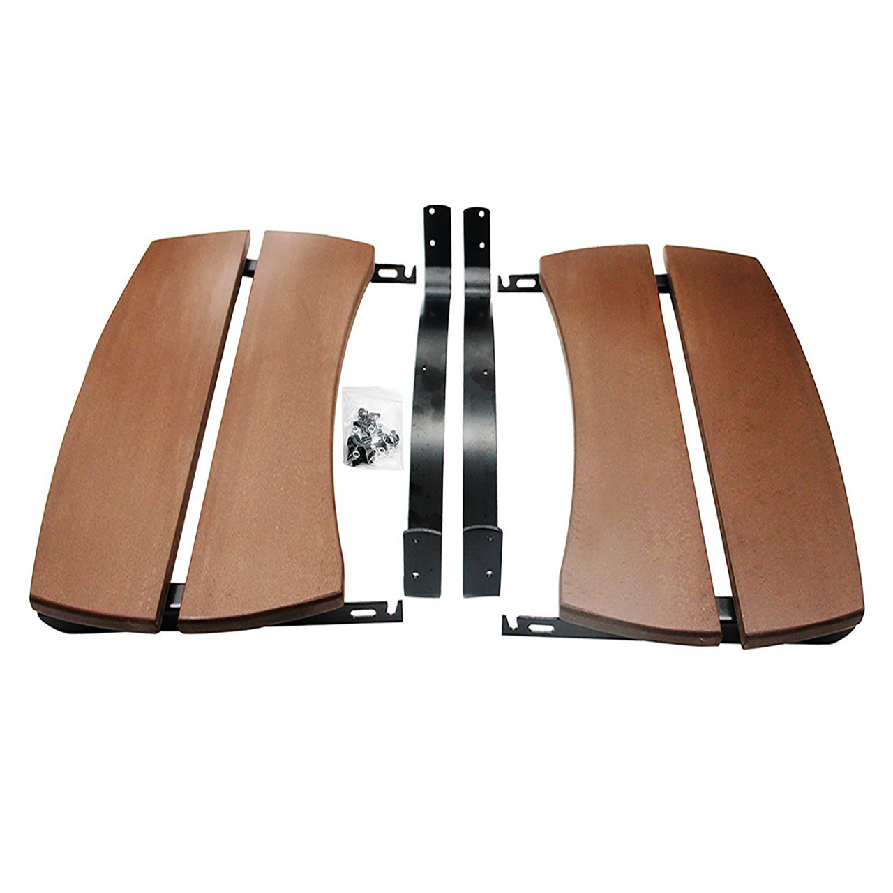 KAMaster Large Big Green Egg Side Shelves HDPE Egg Mate Outdoor Storage