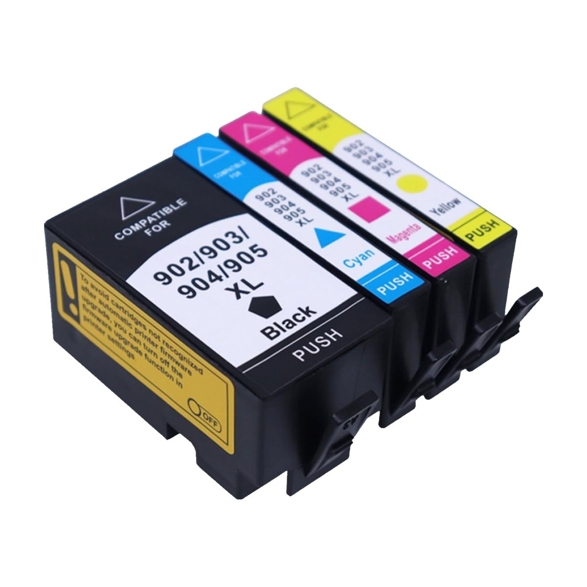 1 szt. 908 904XL wkład atramentowy do drukarki OfficeJet Pro 6970 (kompatybilny czarny 904BK 20 ml)