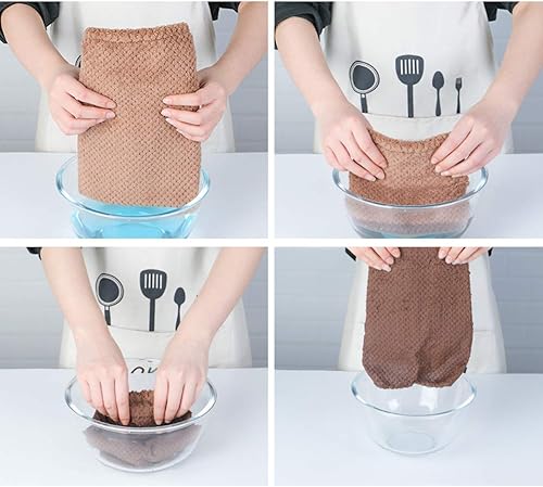 Miniatura 3 de UPKOCH Paquete de 2 fundas integradas para escoba para limpieza de suelos, funda de escoba de microfibra reutilizable para quitar el polvo de