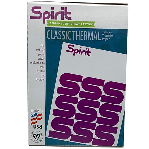SPIRIT Brand - Papel de transferencia térmica de 100 hojas