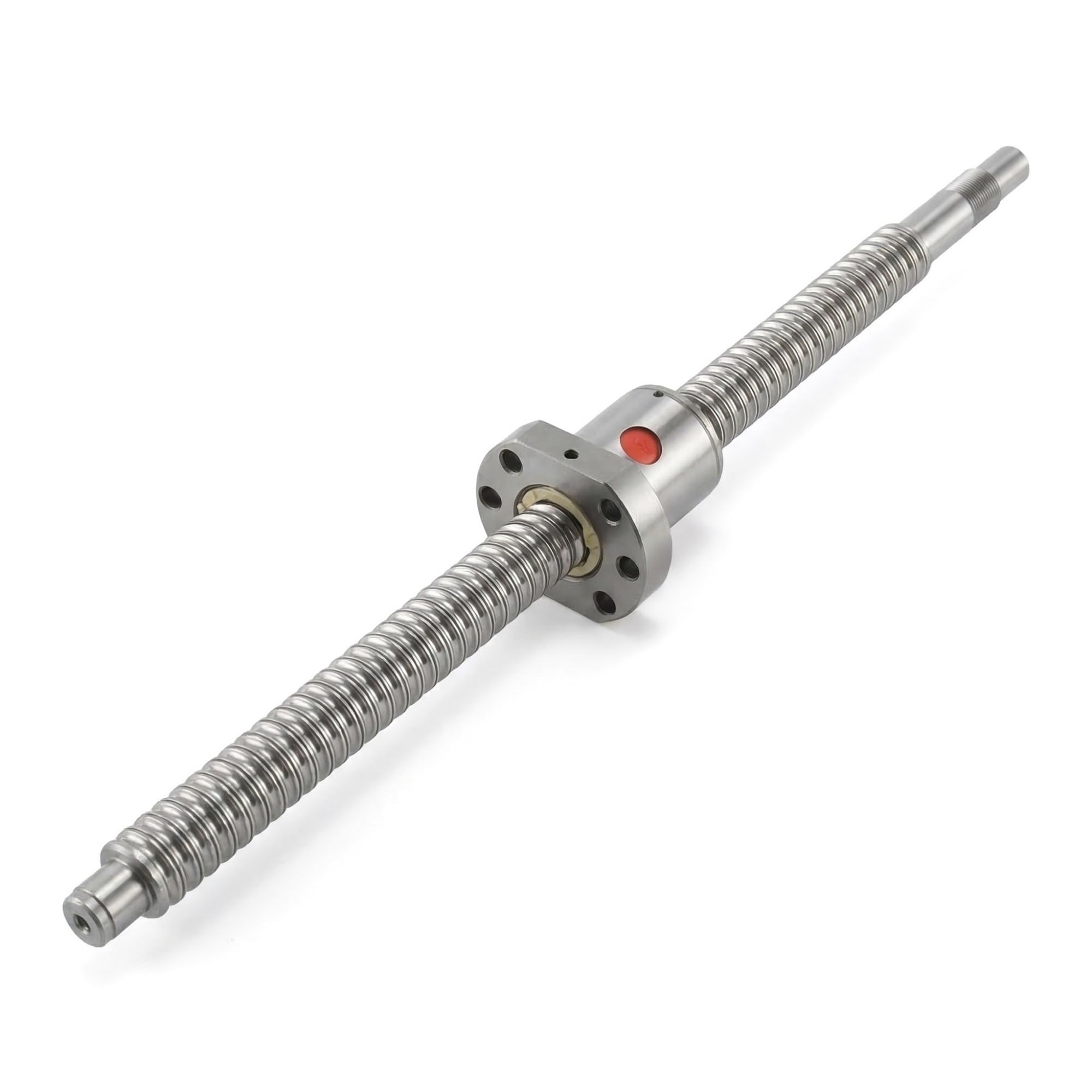 Zestaw śrub kulowych, 16mm 10mm skok C7 walcowane SFU1610 nakrętka kołnierzowa śruba narzędzie podajnik Mech szyna ruchowa 150-500mm(500mm length)
