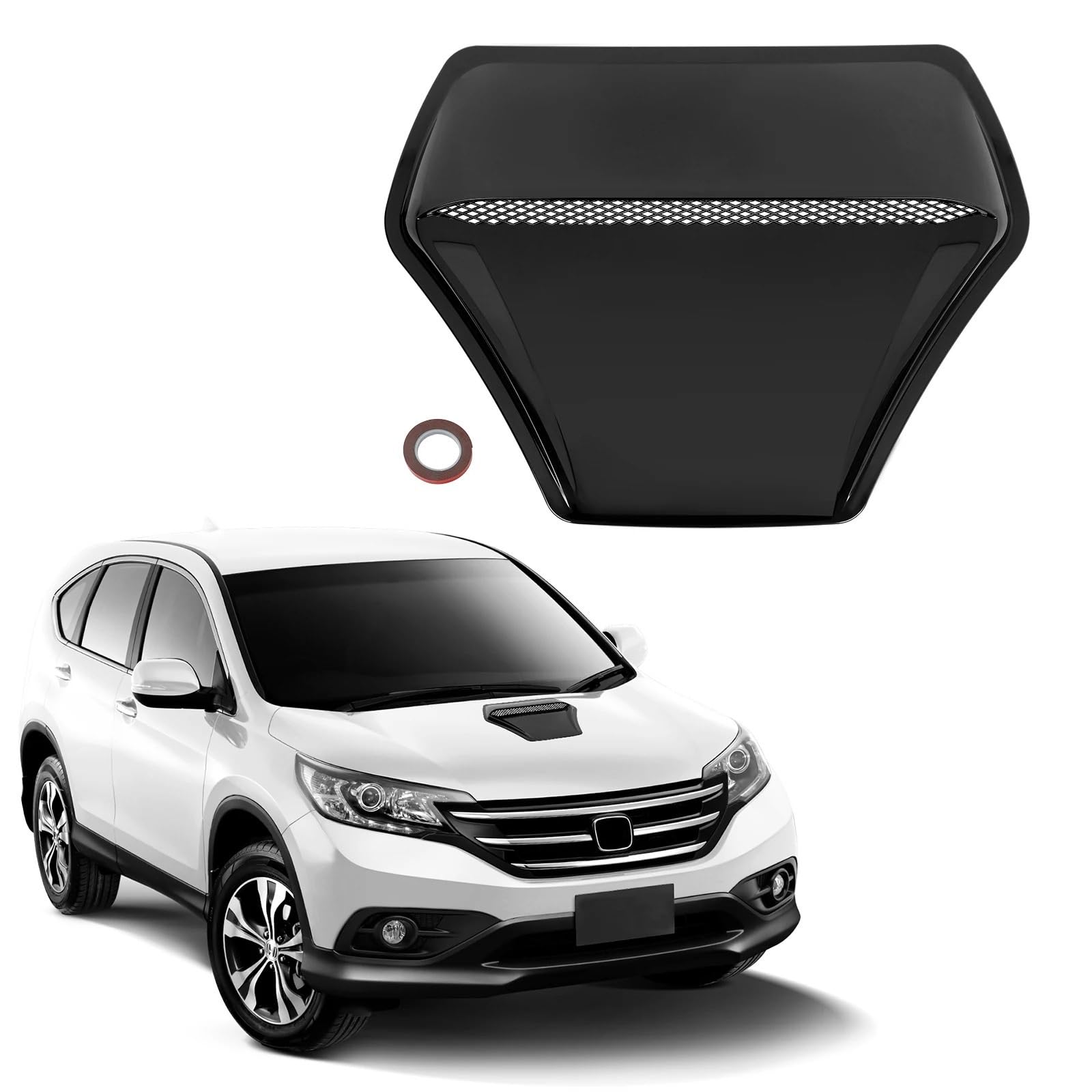 Uniwersalne otwory wentylacyjne w kapturze Kratka wlotu powietrza | Łyżki samochodowe do samochodów(Carbon Fiber)