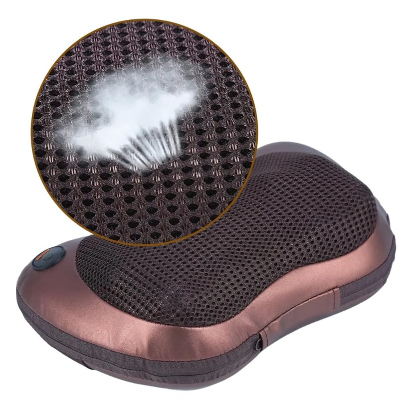 Drumstone Portable Electric Neck Body Massager Pillow, Electric Massager pillow for Home-Office Uses, Full Body Pain Relief Massager Pillow for Relaxation 𝟏𝟓 𝐘𝐞𝐚𝐫𝐬 𝐖𝐚𝐫𝐫𝐚𝐧𝐭𝐲 Drumstone Portable Electric Neck Body Massager Pillow, Electric Massager pillow for Home-Office Uses, Full Body Pain Relief Massager Pillow for Relaxation 𝟏𝟓 𝐘𝐞𝐚𝐫𝐬 𝐖𝐚𝐫𝐫𝐚𝐧𝐭𝐲
