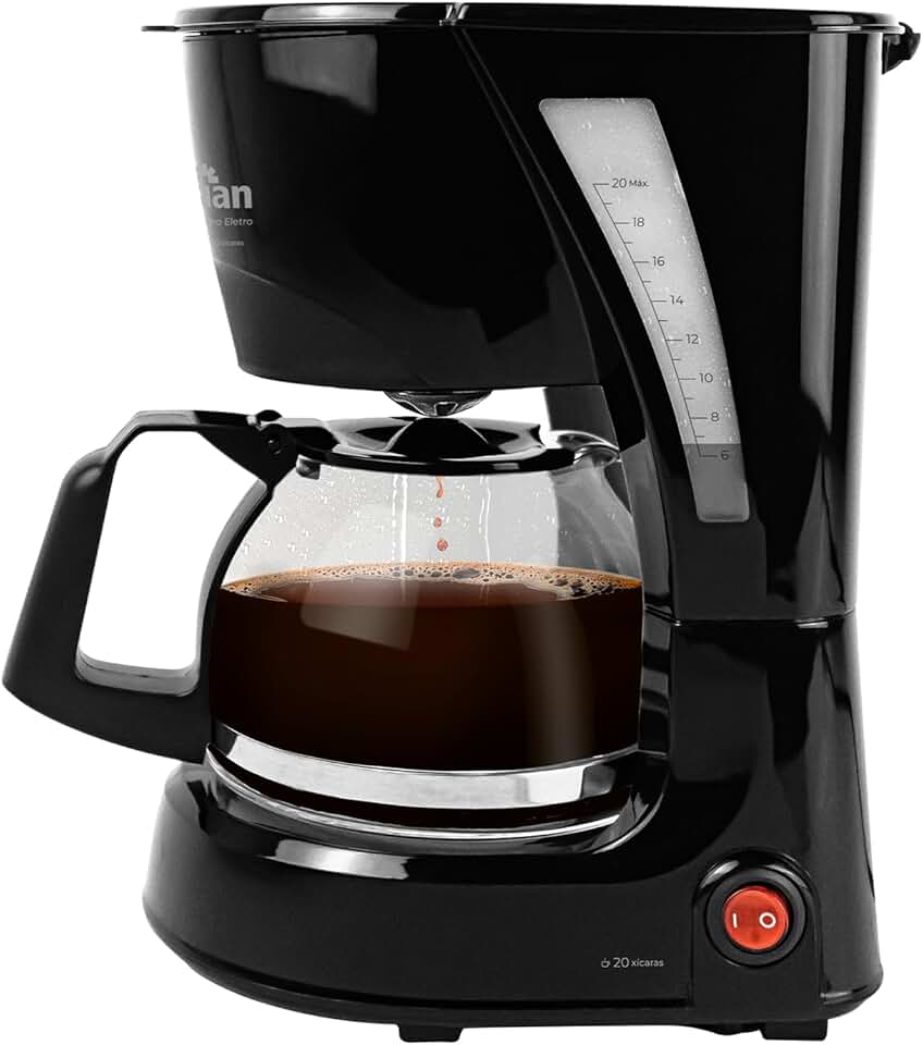 Cafeteira Elétrica 20 xícaras 127V Preto CF-100 Kian