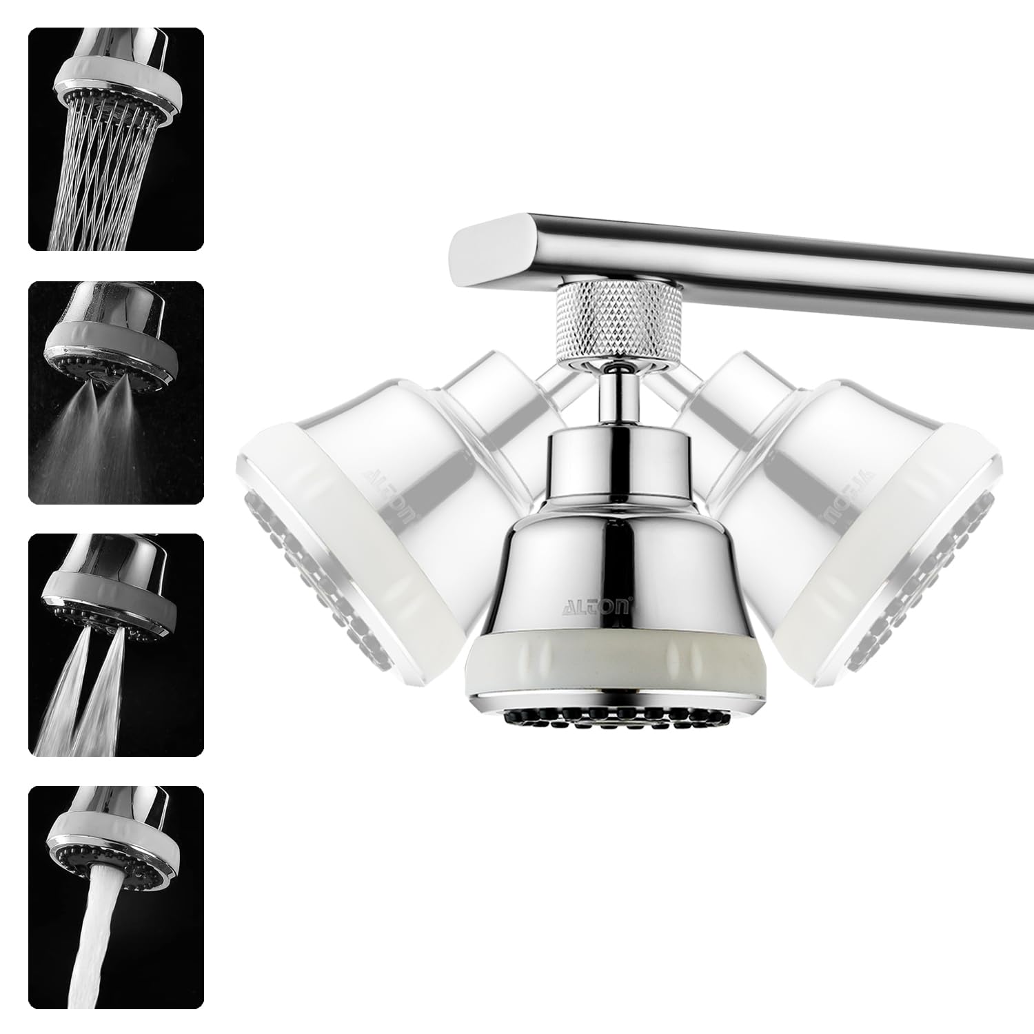 ALTON, ALD845, ABS, 4-Function, Tap Extender for Kitchen Sink | 360 Degree Rotation | Kitchen Faucet Sprayer | Fits F22, M24 mm taps and Pull-Down Sprayer (B0DDC8BXY8) Amazon Price History, Amazon Price Tracker