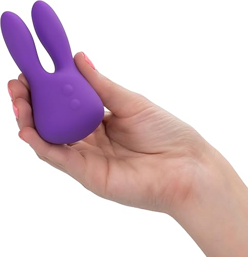 Miniatura 11 de CalExotics Mini Marvels Marvelous Masajeador – Vibrador compacto impermeable de silicona – Vibra recargable de 10 funciones – Masajeador de juguete