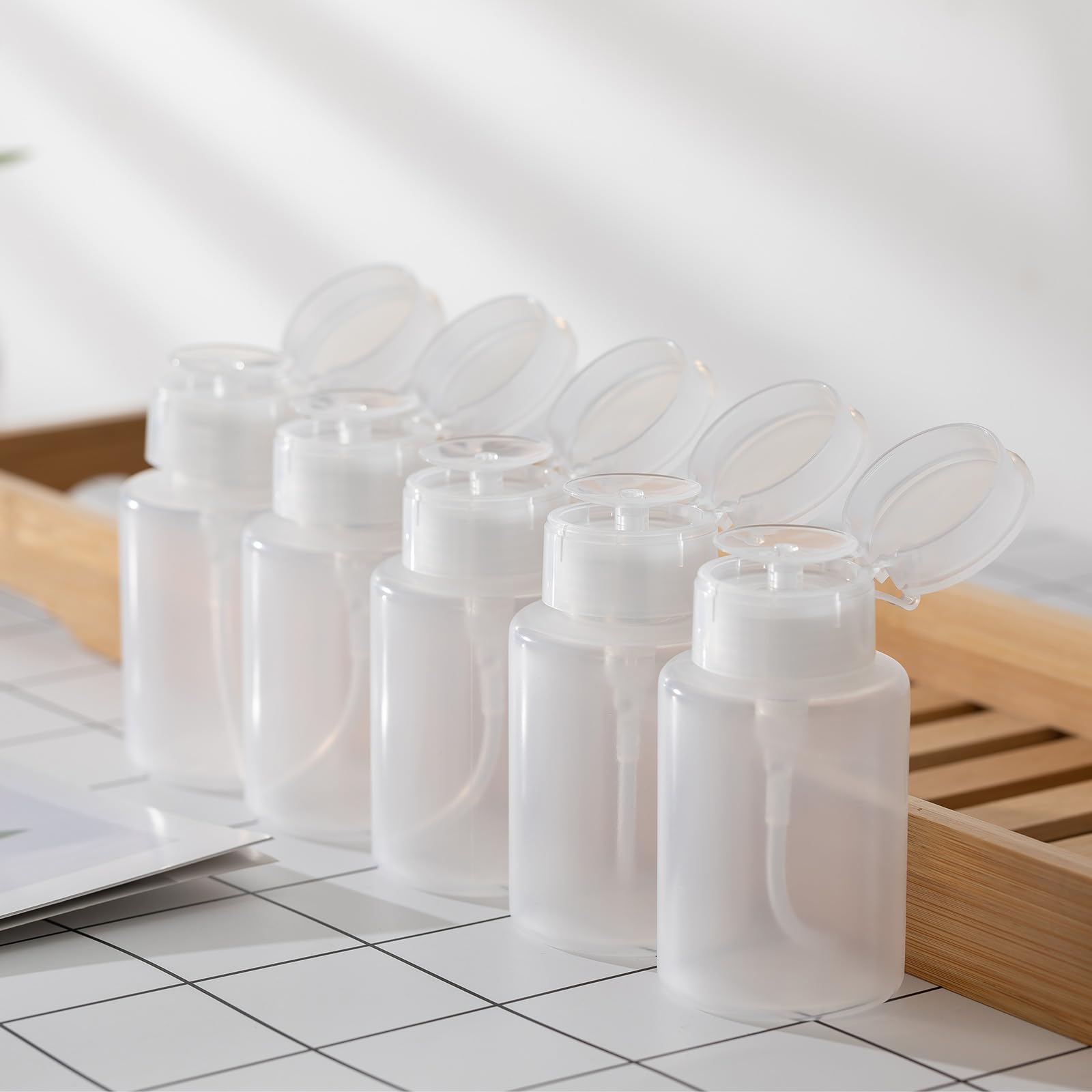 2x 150 Ml Nagellackentferner Pumpspender – Leere Flaschen Für Aceton, Make-up Entferner & Mehr