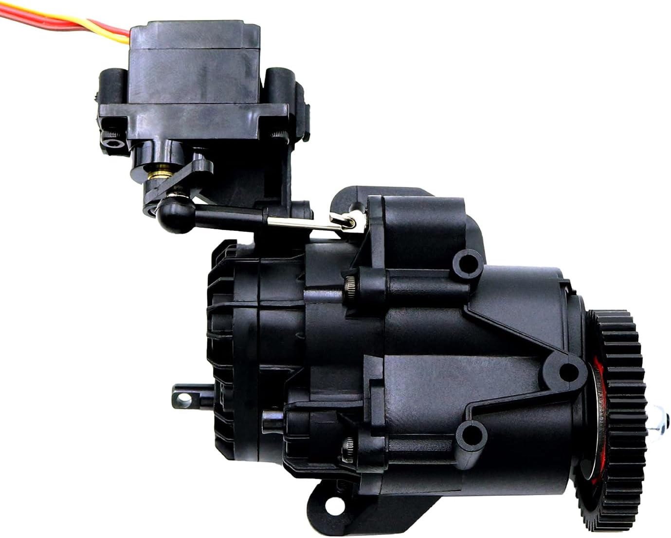 Dual Speed Gearbox with Servo and Transmission Internal Gears for 1/10 RC Crawler TRX4 TRX6 Upgrade Parts