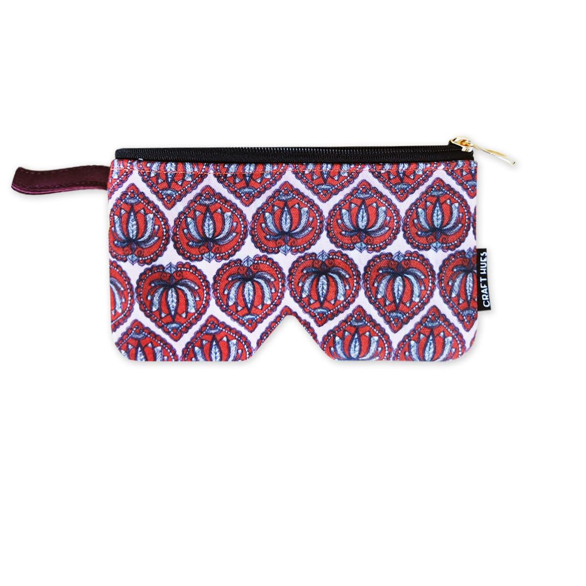 Women Hanmade Printed Canvas fabric Sunglass And Spectacles Cover | Stylish And Modern | Ideal For All Kind of Sunglasses And Spectcles | Soft Lining | Water resistant | Easy to Carry-image-2
