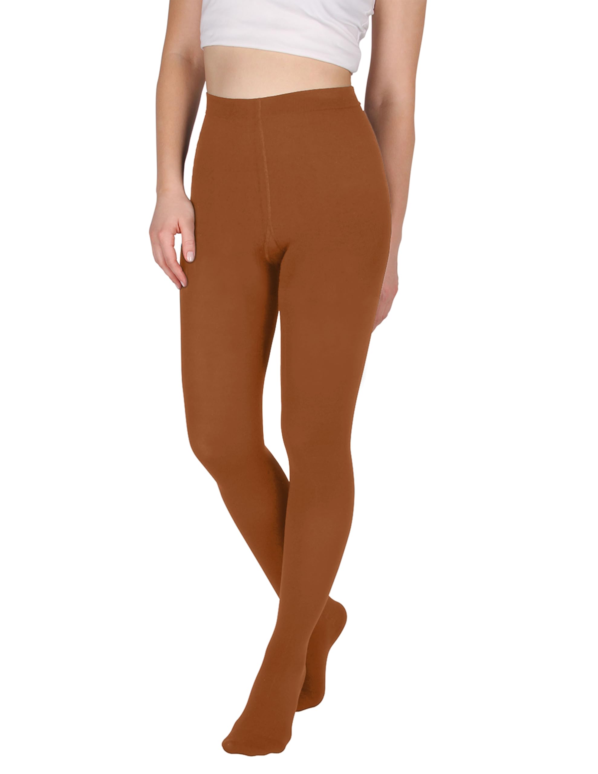 Sesto Senso Tights Microfiber 80 DeN Opaque Colorful Clothing Women 80 DeN, Brown - Rust, M