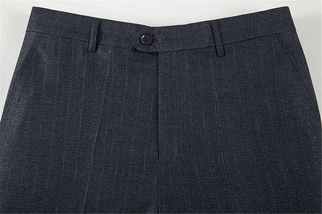 Vogrtcc Pantaloni Chino da Uomo Slim Fit Elasticizzati sul Davanti, Pantaloni da Lavoro Sottili da Uomo