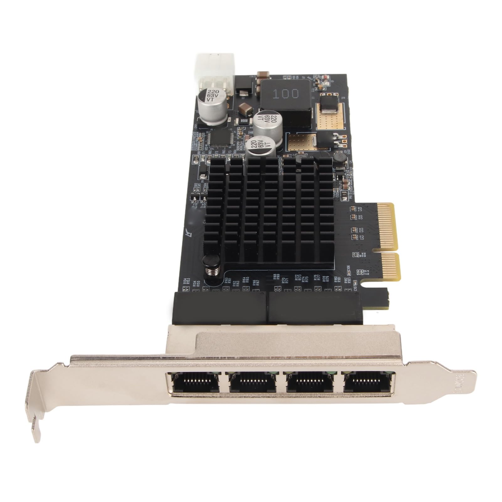 Ejoyous Scheda di Rete Gigabit PCIE, 4 Porte RJ45 I350