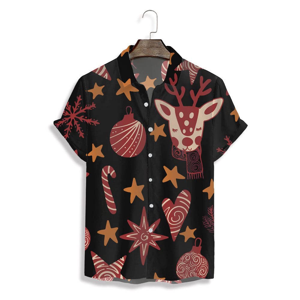 Chemise Hawaïenne Mode Noir Cadeau Idéal pour Fêtes Tropicales - 5
