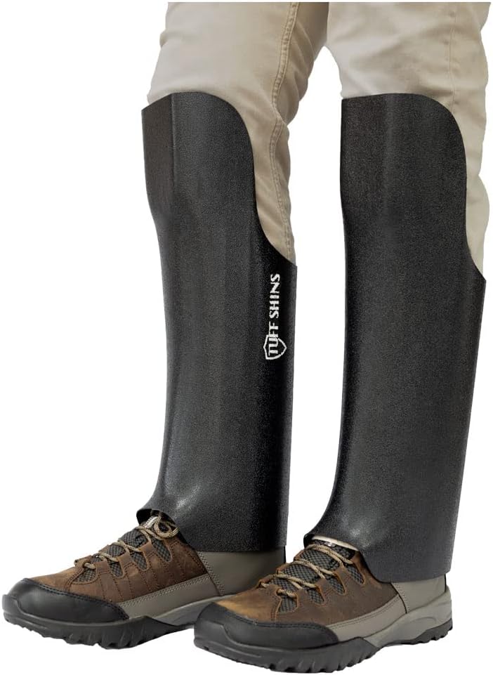 Tuff Shins Snake Leggings – Snake Bite Gaiter Guards for Men & Women - Protection Outdoors While Hiking & Hunting– One Size