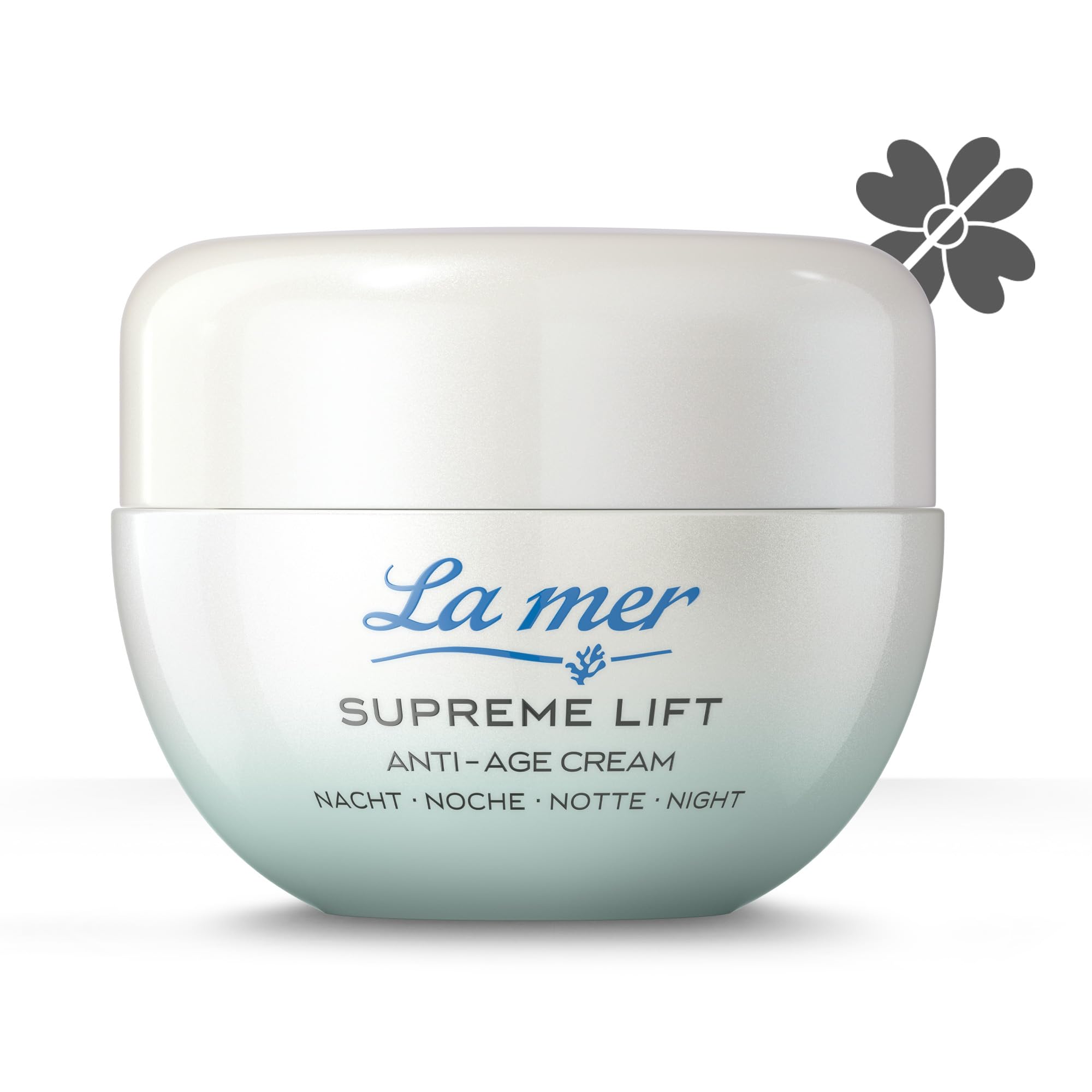 La mer Supreme Lift Anti-Age Cream Nacht - Verbesserte Rezeptur und neuer Look - Regenerierende Nachtcreme - Mit straffender und glättender Wirkung - Reduziert Faltentiefe und stärkt die Haut - 50 ml