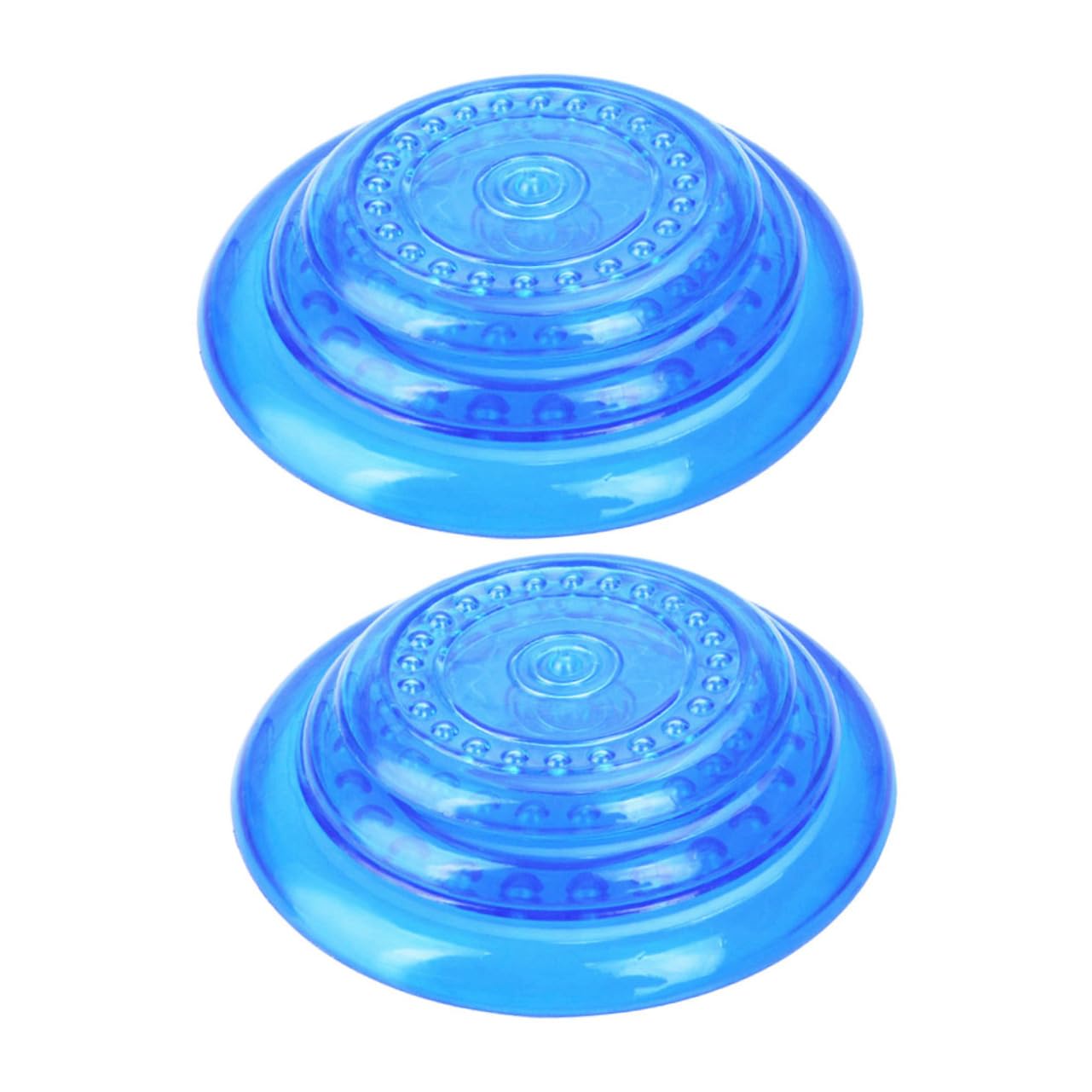 Disques pour chiens de jouets bleu x2 : accessoire d'entraînement et divertissement d'animaux