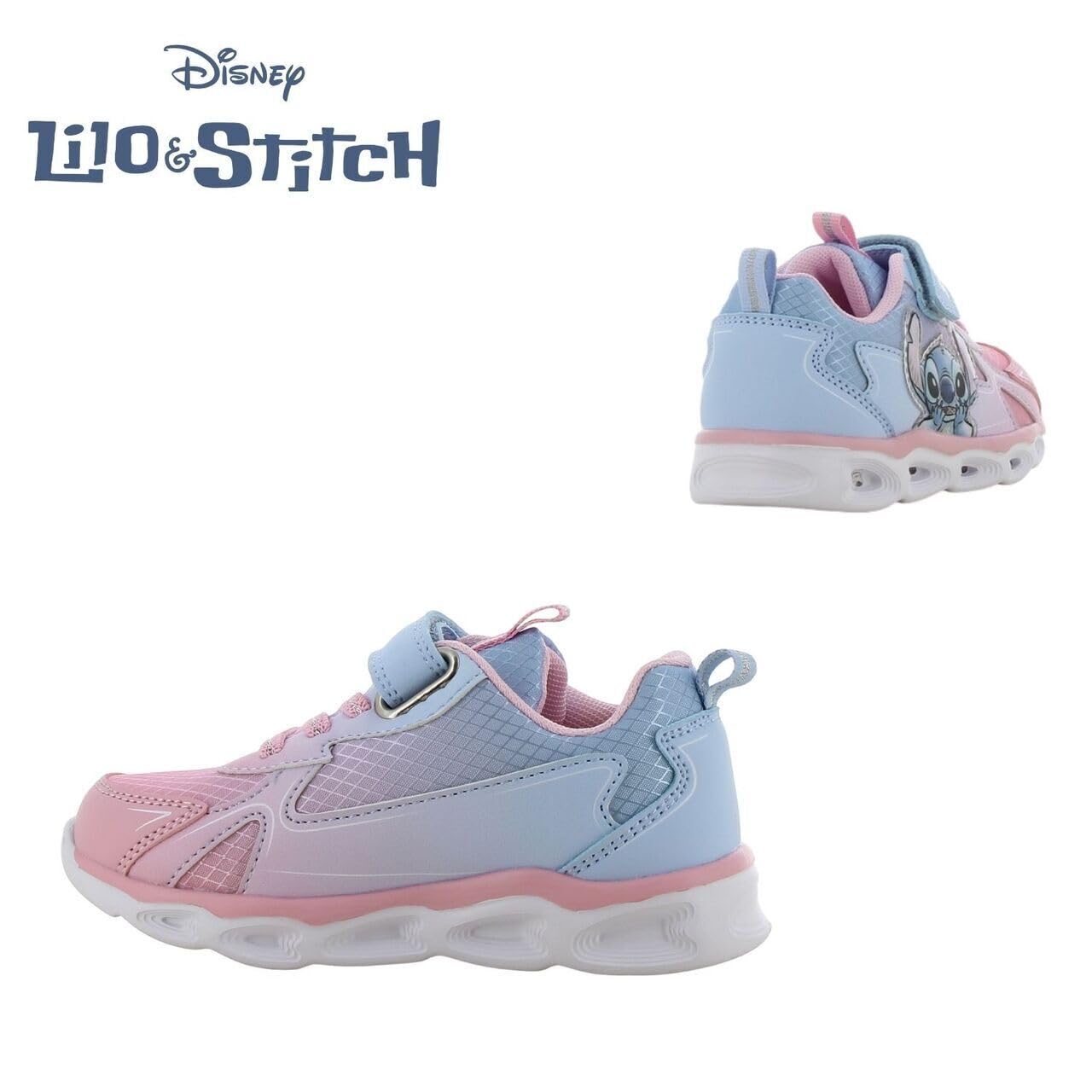 Leomil Lilo & Stitch Zapatillas con Luces Niña | Zapatos con luces para niñas, Ligeros y cómodos, Ideal para la escuela y el tiempo libre, Disney Lilo & Stitch