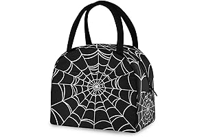 Gothic Spider Web Lunch Bag: A Hauntingly Stylish Companion for the Modern Goth