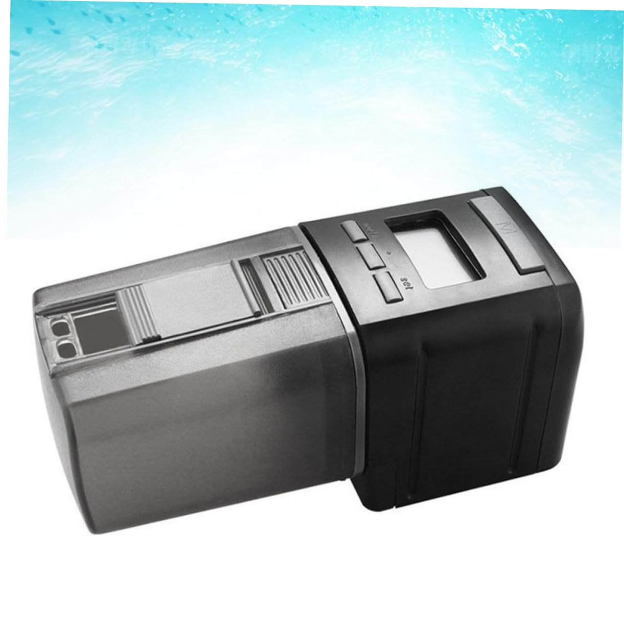 CIYODO Automatic Feeder for Fish Tanks Pond Feeder Timer Accessories 10l Capacity Ideal for Professional Breeders