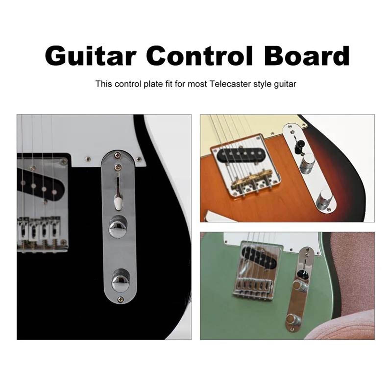 Arnés De Guitarra Potenciómetros De Eje De Latón De 500 K Placa De Control Precableada Vintage Arnés Para Guitarra Eléctrica TL
