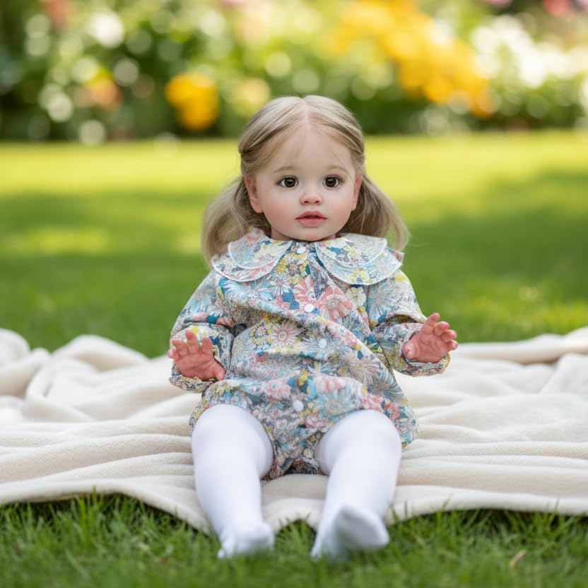 Muñeca Pinky Reborn realista 65 cm para niños miniatura 1
