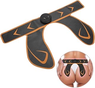 EMS Hip Trainer, Hip Trainer, Hip Muscle Stimulator, Intelligent USB Smart Buttock Lifting Massager, Electric Hips Glute Massager, Hip Muscle Stimulation Massager with 5 Modes (Yellow)