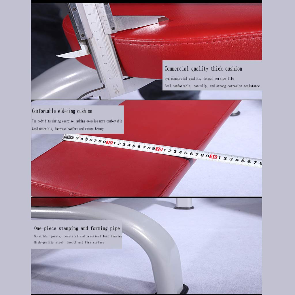 N / A Panche pesiPanca con Manubri, Panca da Palestra Piatta, Panca con Bilanciere per Allenamento Addominale, Sgabello per Uccelli in Volo, Portante 500 kg