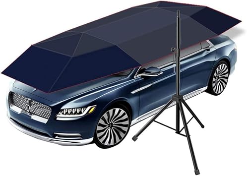 Fully Automatic Car Tent with Remote Control Folded Portable Car Shade Movable Carport Car Shield Automobile Protection Sun Shade