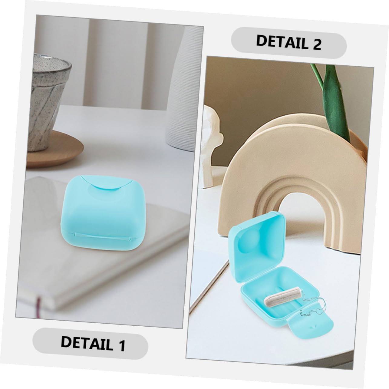 5 Sätze Aufbewahrungsbox Für Menstruationstassen First Pixie Feminine Care Menstruationstassen Verpackungskoffer Menstruationstassen Etui Tragbarer 2 Stücke * 5