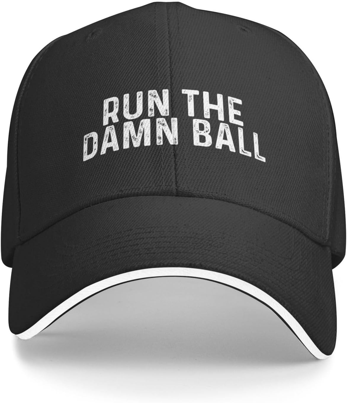 Run The Damn Balls Hat Men Baseball Caps Adjustable Hats - Image 2