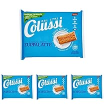 Colussi biscotti secchi Zuppalatte – Farina 100% italiana – Latte fresco e olio di girasole italiani – Gusto delicato – Buoni da inzuppare – Confezione riciclabile da 500 g (Confezione da 4)