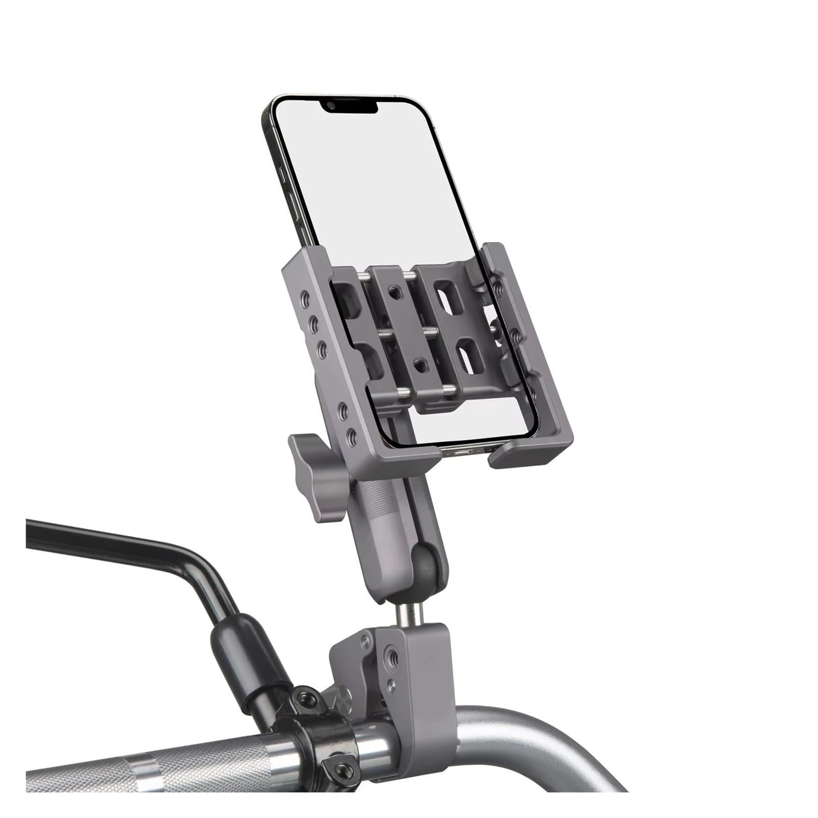 Support De Téléphone Pour Salle De Sport Rotation à 360° Avec Aimants Des Deux Côtés Usage