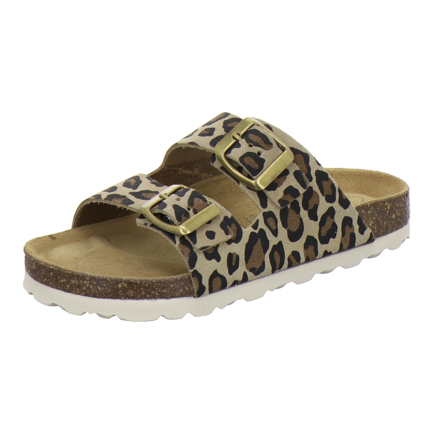 AFS-Schuhe 1100 Mules en cuir pour enfant, chaussons pour maternelle et école primaire