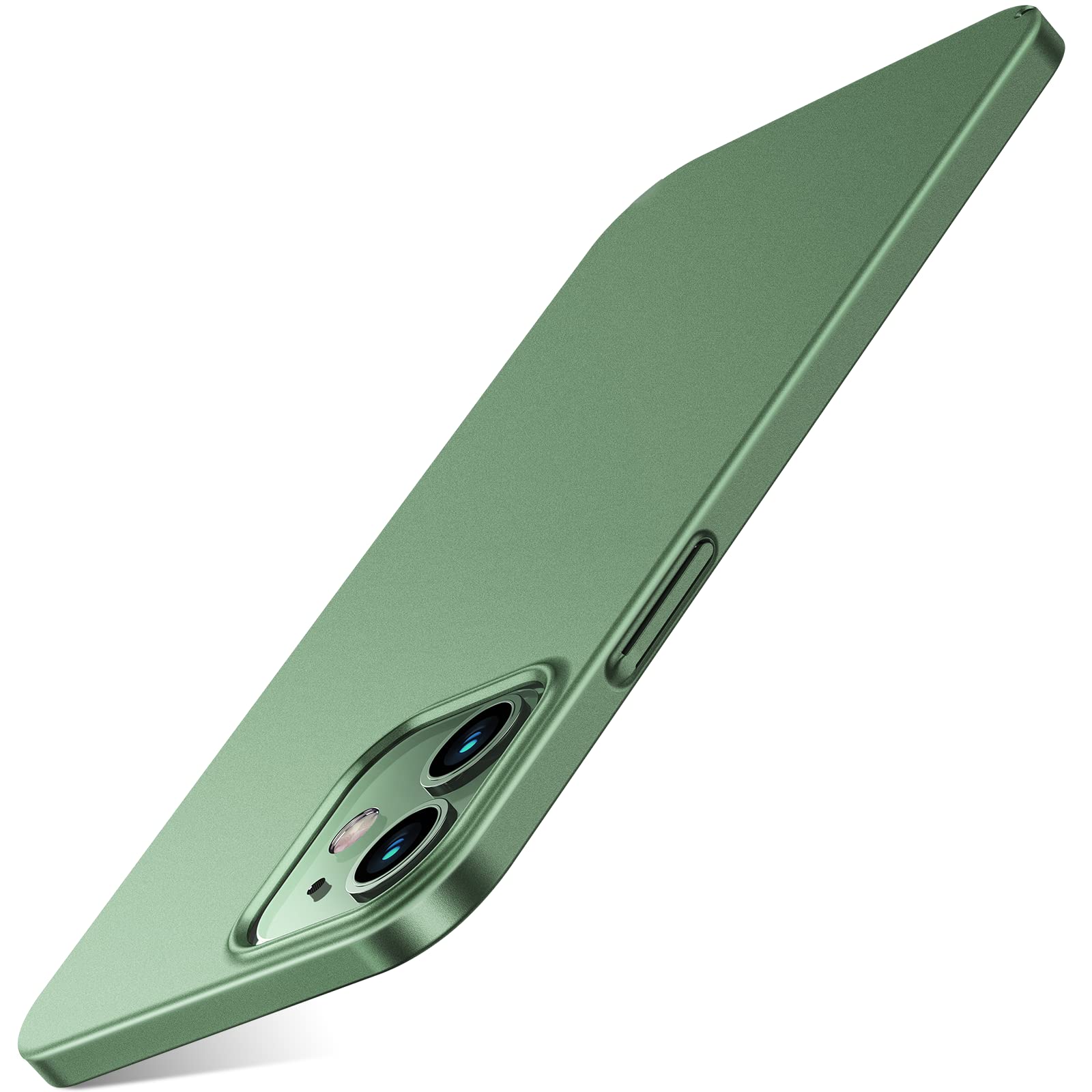 TORRAS für iPhone 12 Hülle, iPhone 12 Pro Hülle Ultra Dünn (Wie Original iPhone) Slim Handyhülle iPhone 12/12 Pro Case (Unzerbrechlich Rundum Schutz) Schutzhülle iPhone 12/12 Pro, Grün