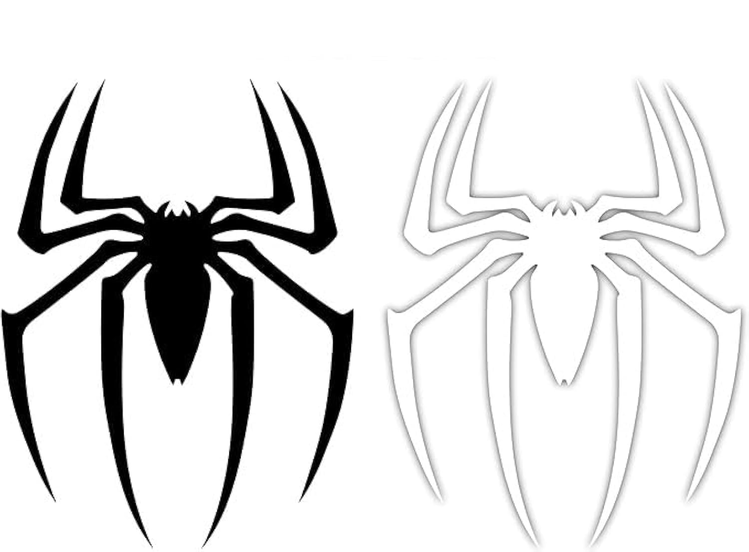MAZ DISTRIBUTIONS - Spider Sticker – Vinyl Spiderman Decal for Car, Truck, SUV and Van – Indoor and Outdoor Use for Wall – Waterproof Decal for Laptop