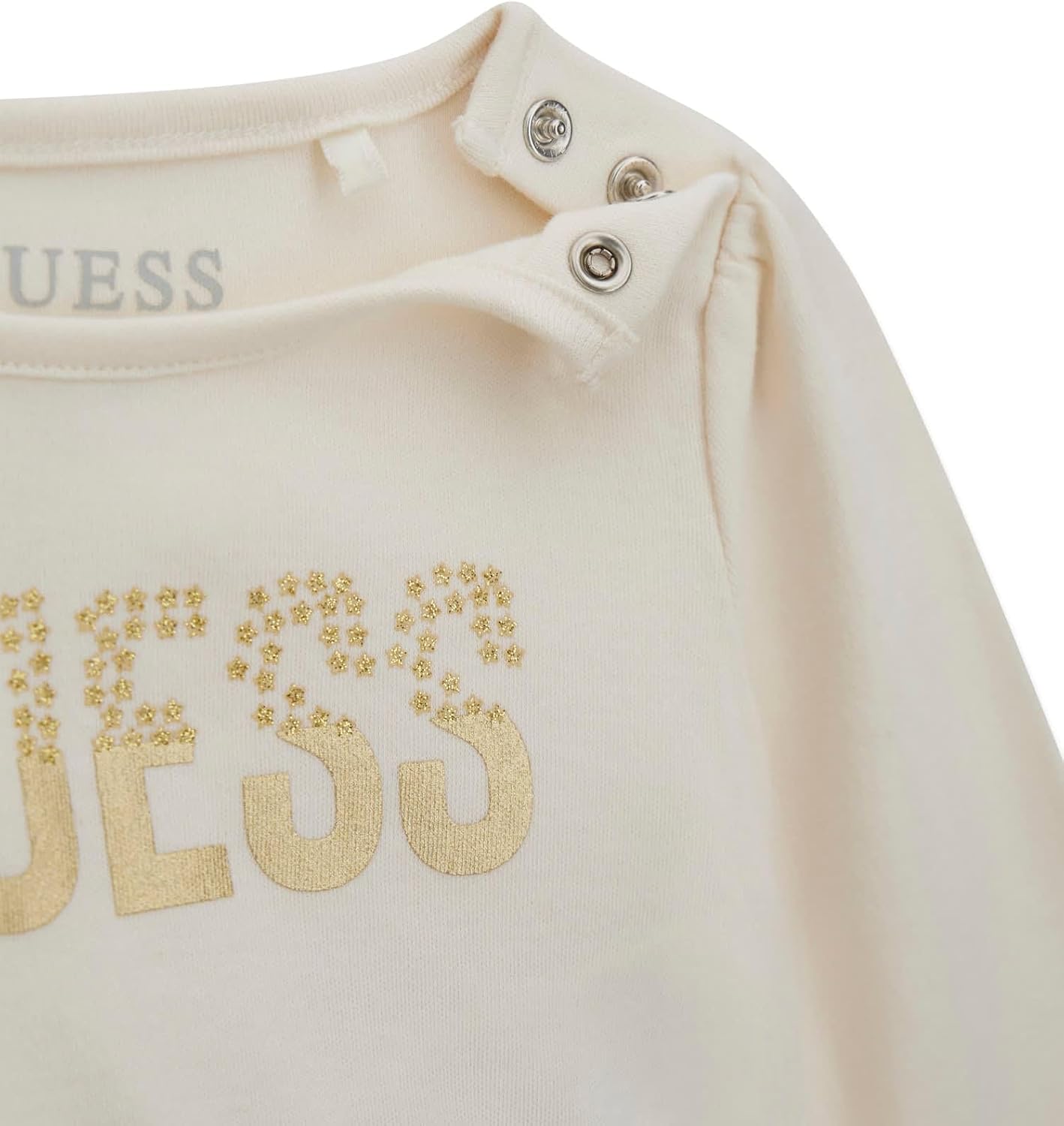 GUESS baby-girls Long Sleeve Shirt With Vest and Pants 3 Piece Set - Image 5