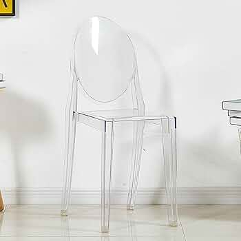 Amazon｜ダイニングチェア 透明 アクリルチェア 化粧チェア 食卓