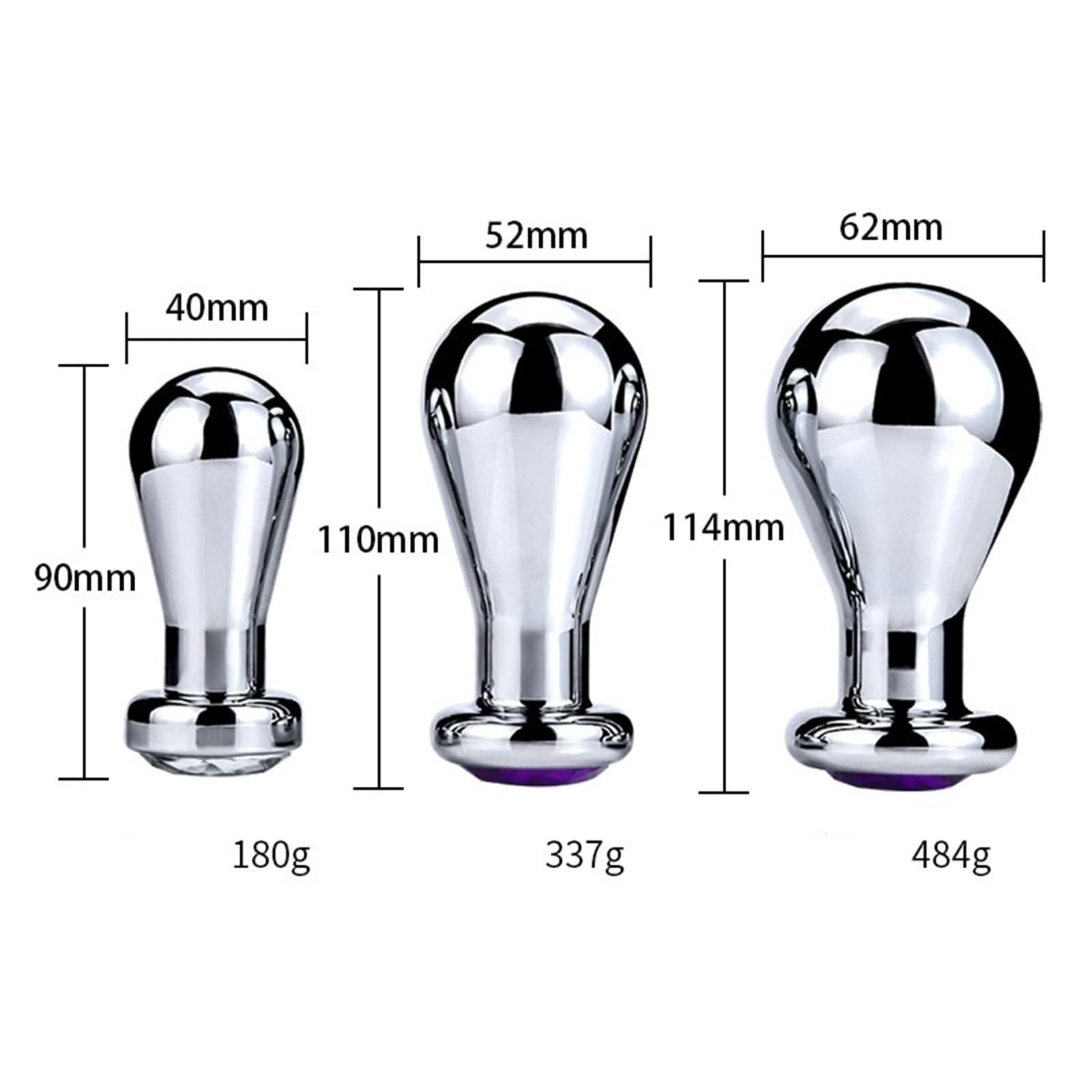 Plug Anale Allungabile Più Grande Fallo In Acciaio Inossidabile Massaggio Anale/Vaginale SM Coppie Giocattolo Sessuale Erotico Set Estremo