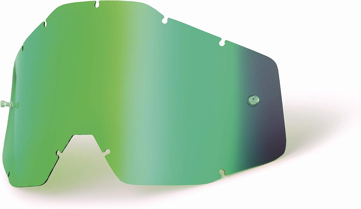 100% Goggle Replacement Lens - Accuri 1, Strata 1 Youth Compatible (Anti-Fog w/Posts-RED Mirror) : Automotive