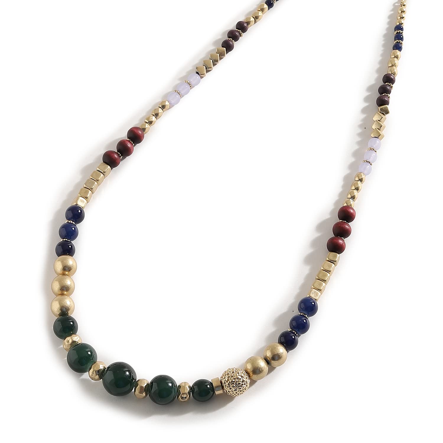 SOHI Gold Plated Brown colour Stone Designer Necklace for Women and Girls | Boho Fashion Necklace for women | Statement necklace | Brown stone jewellery for women Alloy, Stones, Beads (B0BFRBMHD2) Amazon Price History, Amazon Price Tracker