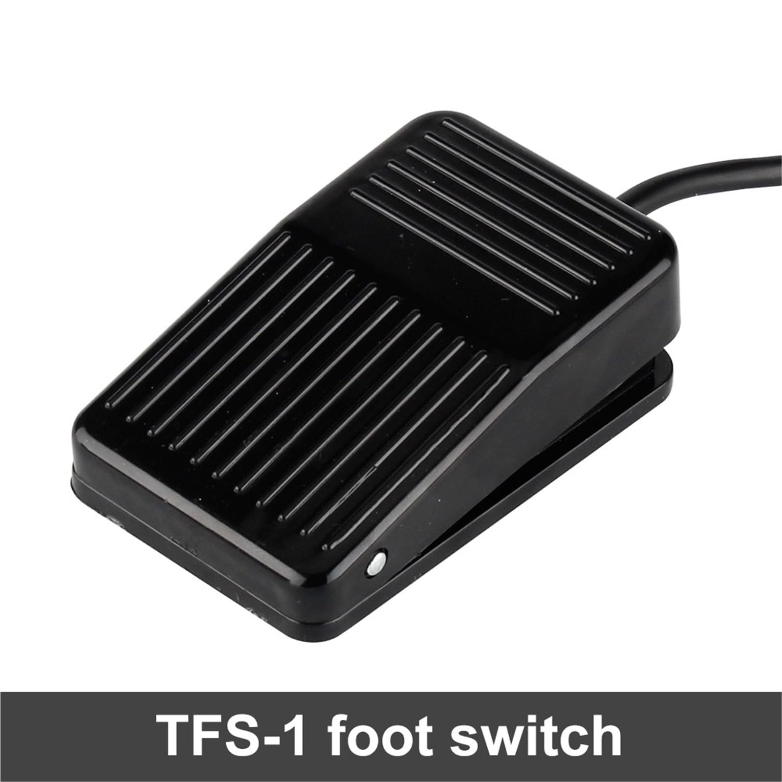 Interruptor de pie Interruptor de Pedal TFS-1 SPDT, Encendido y Apagado, 1NO, 1NC, Metal, momentáneo, CA 250 V, 10 A, 1 Unidad