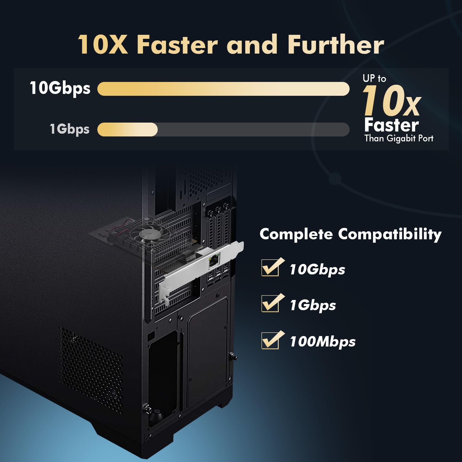 Binardat 10G イーサネット PCIe ネットワークアダプター Amazon.co.jp: Binardat 10GイーサネットPCIeネットワーク