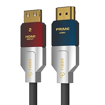 FIBBR 8K HDMI 2.1 Cable 99FT/30M, 48Gbps HDMI Cable 8K@60HZ?4K@120Hz and 10K@120Hz DSC UHD Display