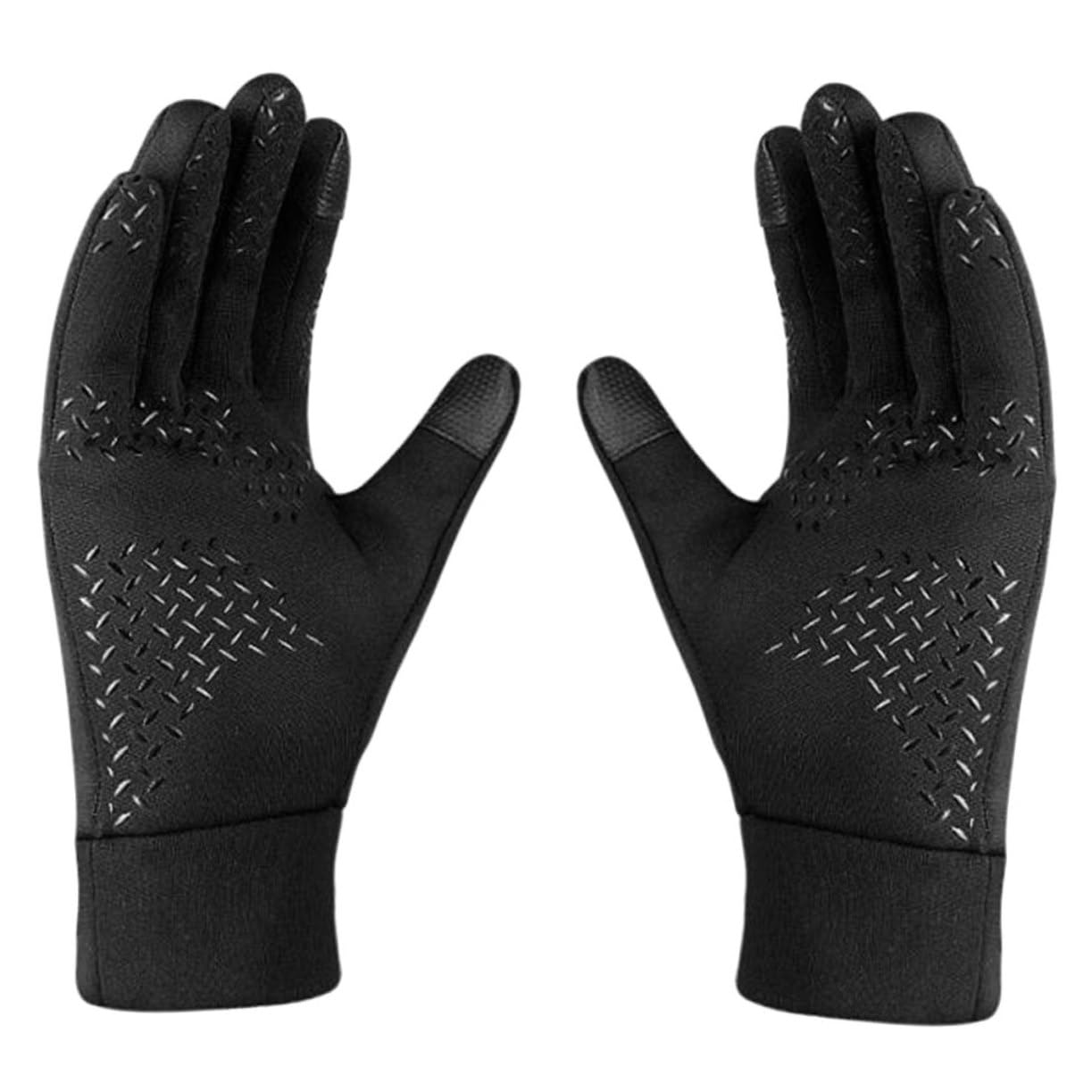 BESPORTBLE 1Pair Windproof Winter Gloves for Outdoor Activities Cold Resistant Touchscreen Riding Gloves for Cycling Jogging Fishing and Hiking Stylish and Comfortable Design