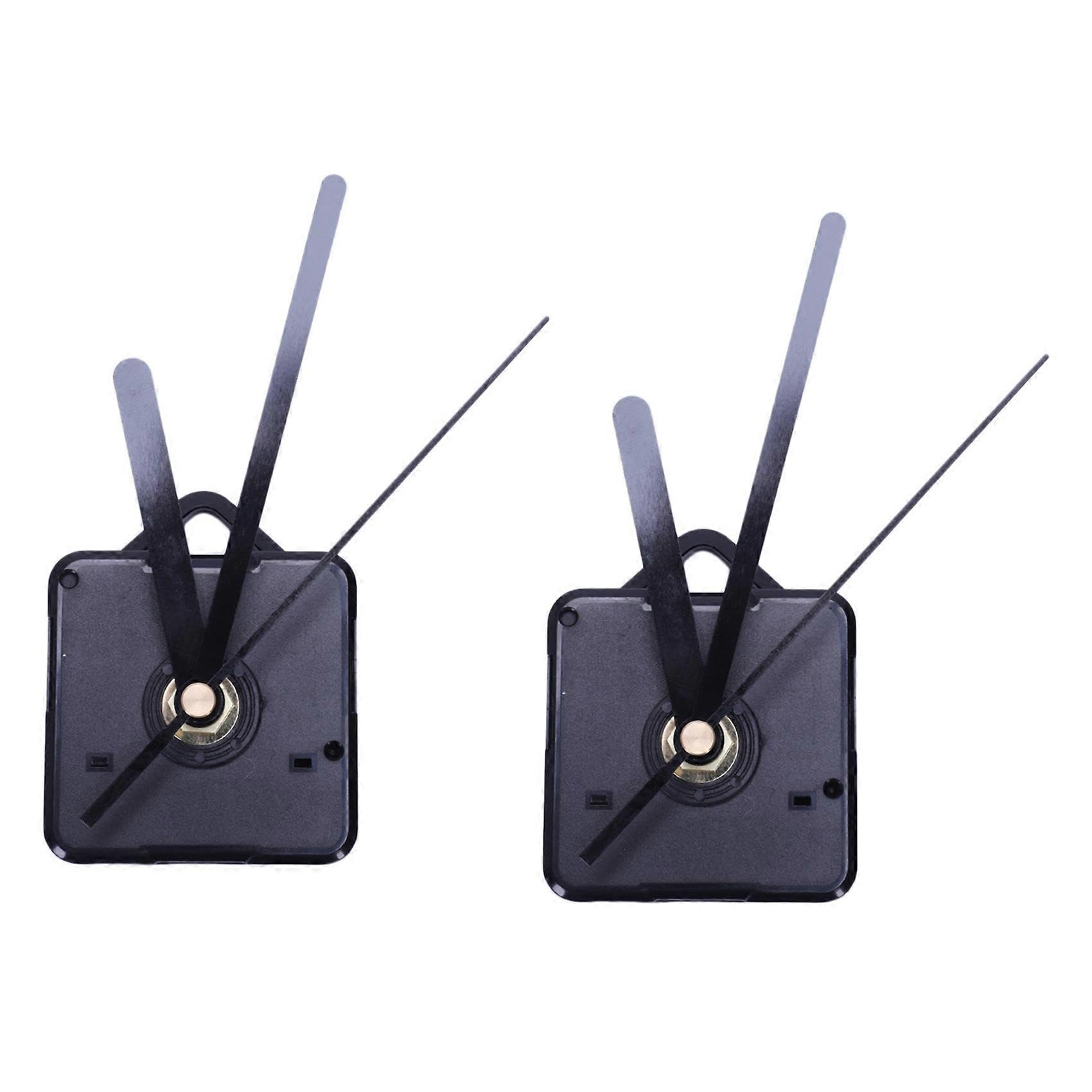 JOYHAPPST 2X Quartz Movement Wall Clock Movement Mechanism Silent Mode DIY Repair Replace Parts Kit Home Deco