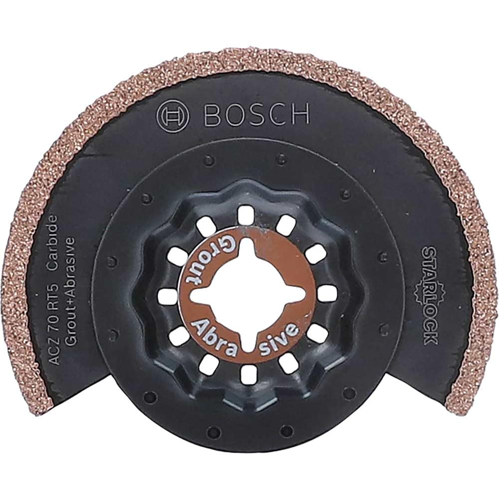 Bosch Professional 10x Hojas de sierra segmentada ACZ 70 RT5 (para Mortero, grano 50, Ø 70 mm, accesorios Multiherramienta)