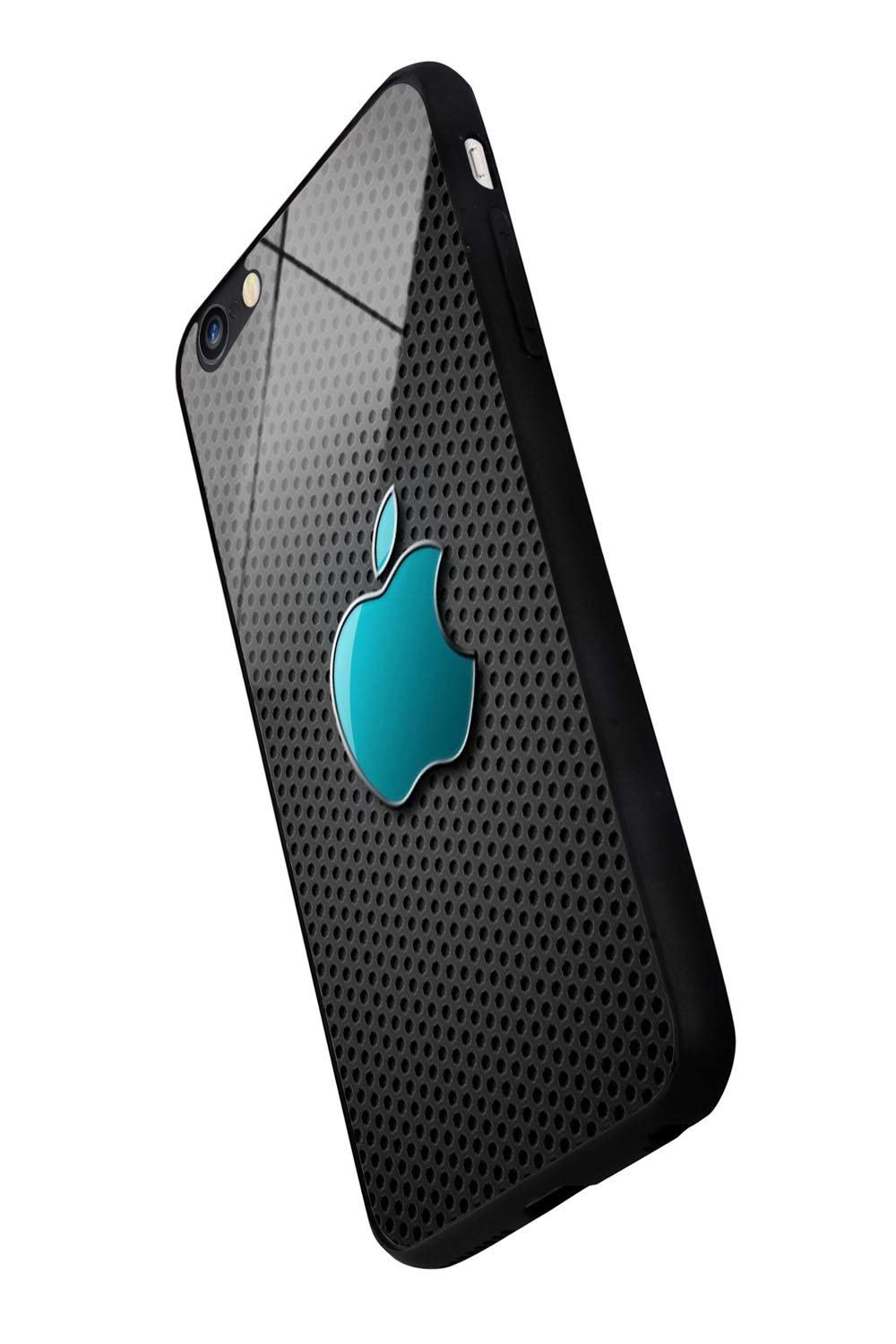 Pixelz - Apple Logo Glass Back case for Apple iPhone (Style 08) (iPhone 6/6s)