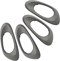 Vista 5 de APPERFiT Cubierta de Moldura de Bisel para Manija de Puerta Interior (4 piezas) Compatible con Chevy Trailblazer 2002-2009, Reemplaza 15214502