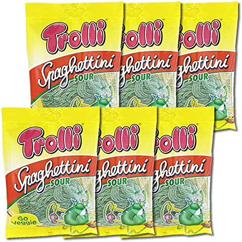 Amazon Trolli トローリ スパゲティサワーアップル グミ 6袋まとめ買いセット 輸入菓子 トローリ グミ 通販