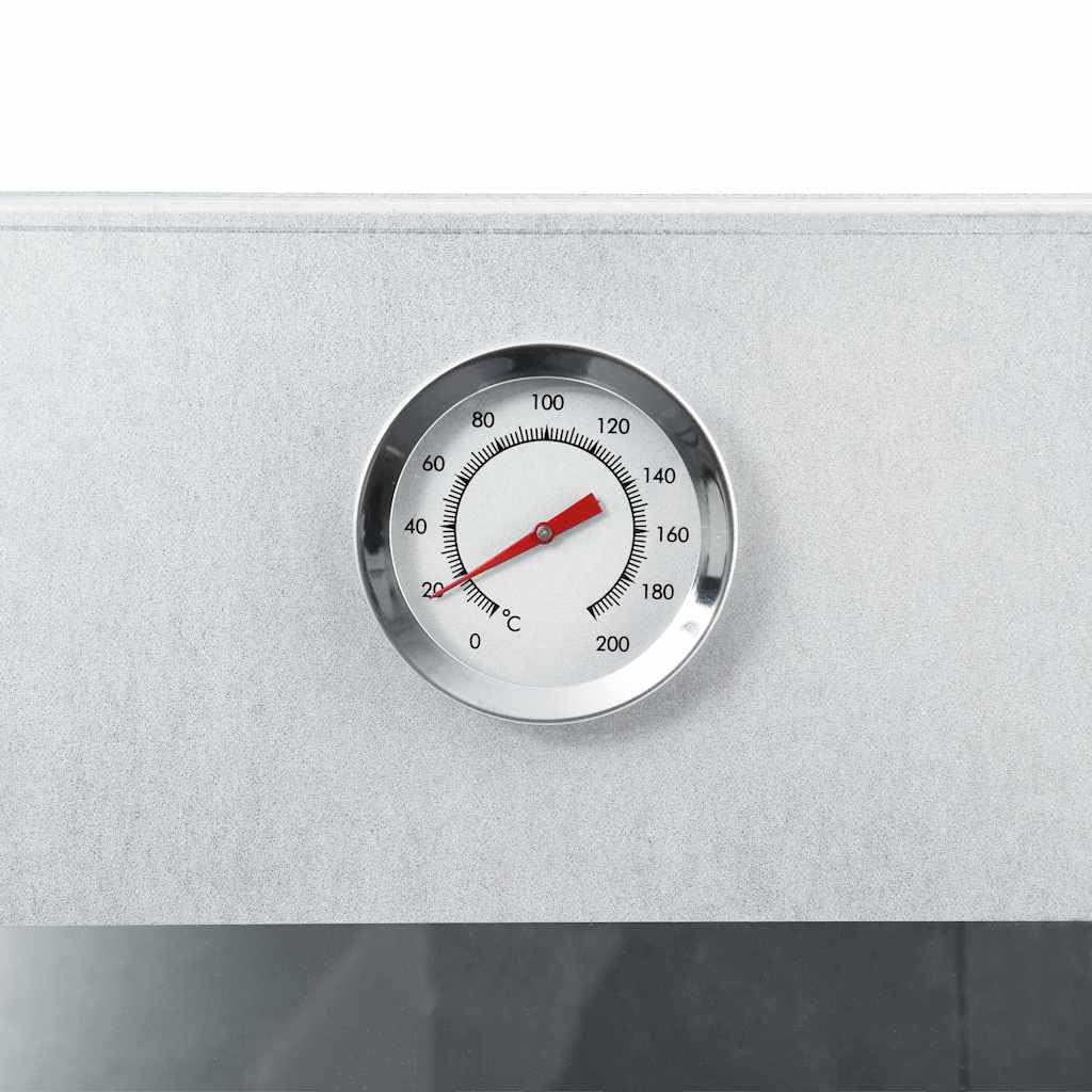 vidaXL Fumoir de Four à BBQ avec 1 kg de Copeaux de Bois Barbecue Gril d'Extérieur Gril de Cuisson Arrière-cour Durable 44,5x29x83 cm